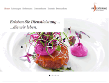 Tablet Screenshot of frcatering.de